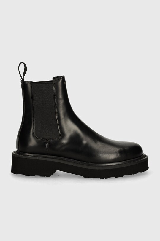 Kenzo stivaletti chelsea in pelle Ukio Chelsea Boots FE62BT115L52.99 nero AW24