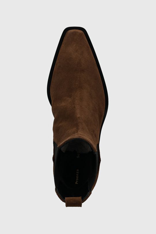 Proenza Schouler botine din piele intoarsa Bronco maro PS41030A.502
