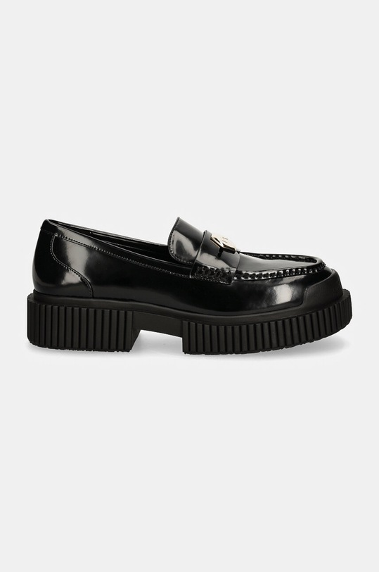 Kožené mokasíny Armani Exchange XDA005.XV878.00002 čierna NC24
