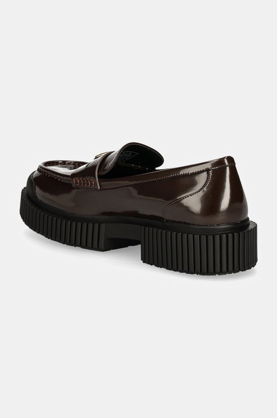 Boty Kožené mokasíny Armani Exchange XDA005.XV878.01800 hnědá