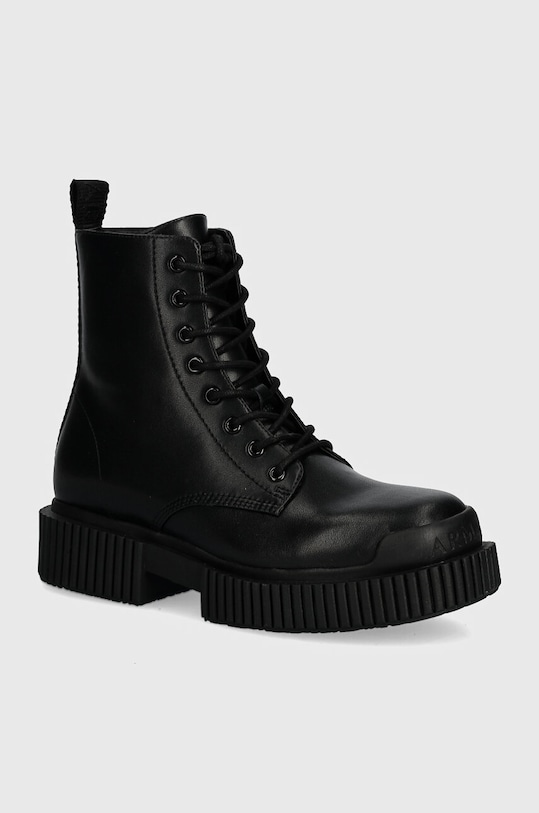 Armani Exchange bokacsizma nem szigetelt fekete XDN031.XV875.00002