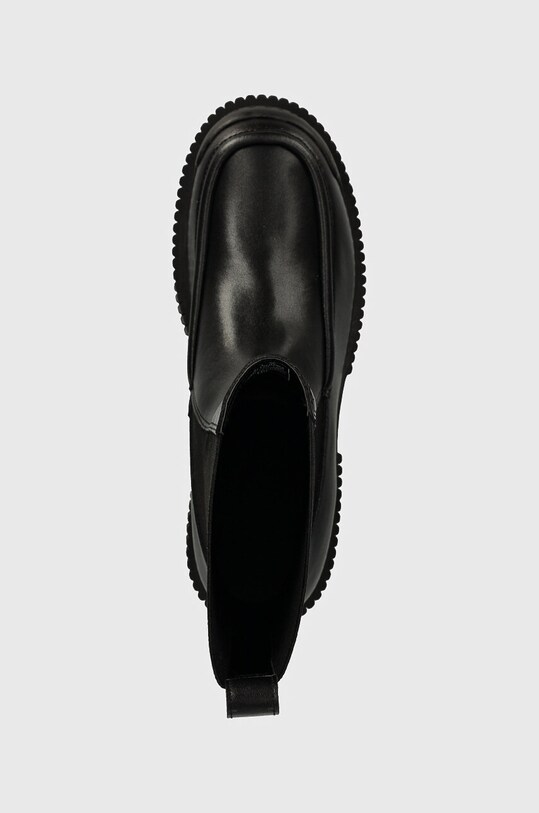 Armani Exchange ghete chelsea de piele negru XDN033.XV875.00002
