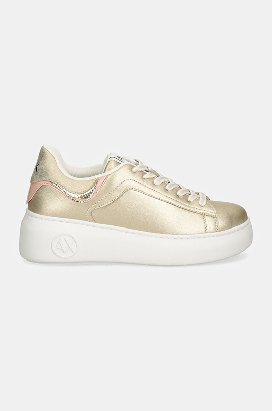 Kožené tenisky Armani Exchange XDX108.XV892.U281 zlatá AW24