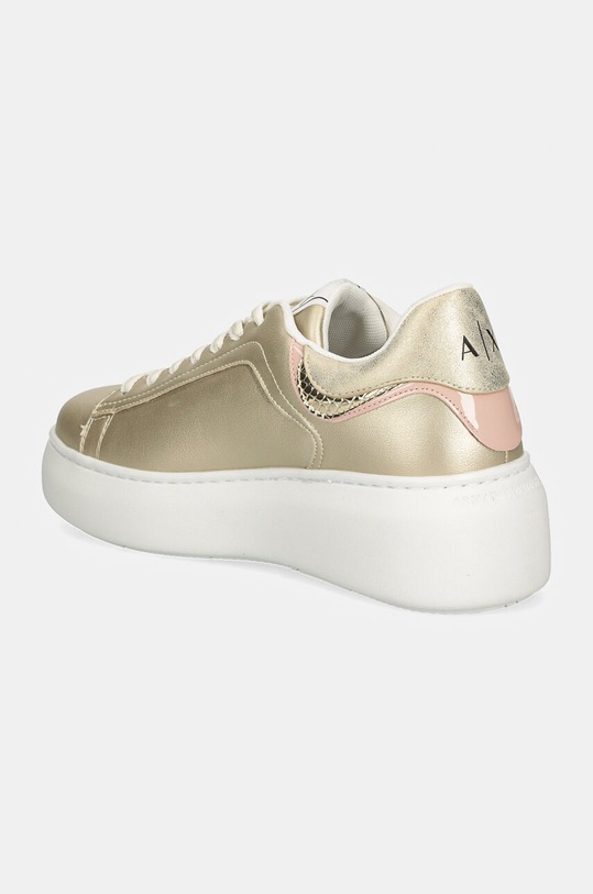 Boty Kožené tenisky Armani Exchange XDX108.XV892.U281 zlatá