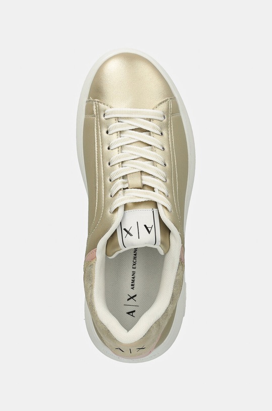 Kožené tenisky Armani Exchange zlatá XDX108.XV892.U281