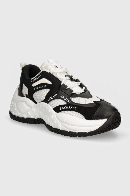 Tenisky Armani Exchange imitace kůže černá XDX120.XV708.K488