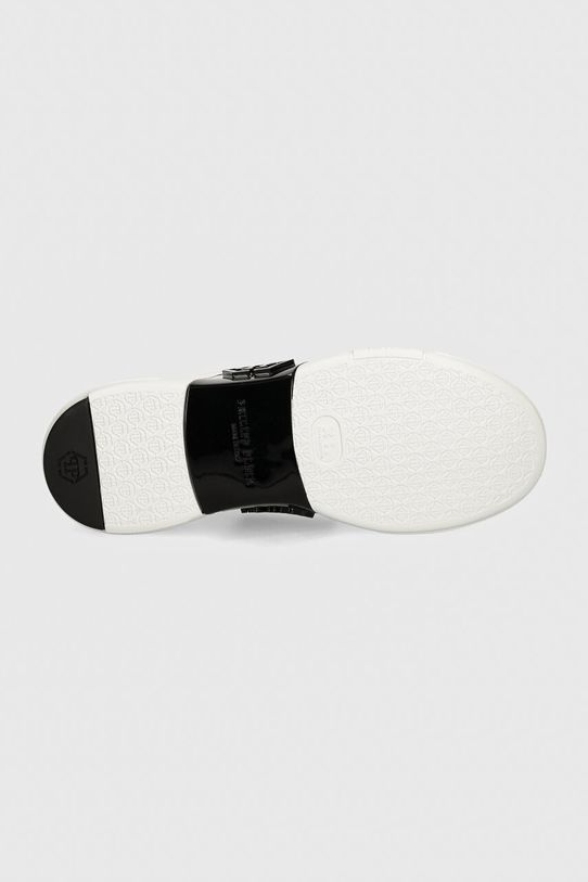 Philipp Plein sneakersy skórzane Hexagon Phantom Kicks USC0565.PLE025N.01 biały
