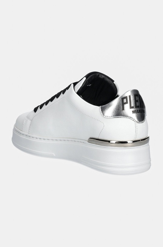 Încălțăminte Philipp Plein sneakers din piele Nappa Lo-Top Hexagon USC0676.PLE075N.02 alb