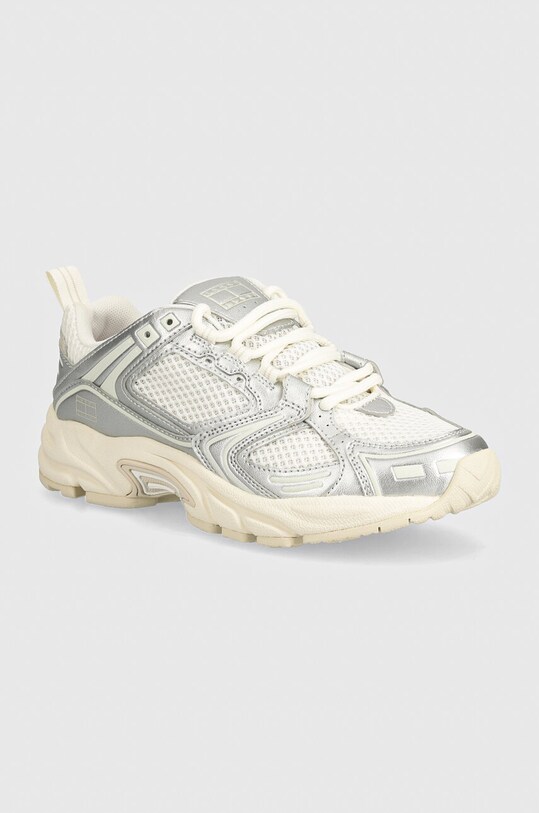Tommy Jeans sneakersy TJW ARCHIVE RETRO RUNNER syntetyczny srebrny EN0EN02673