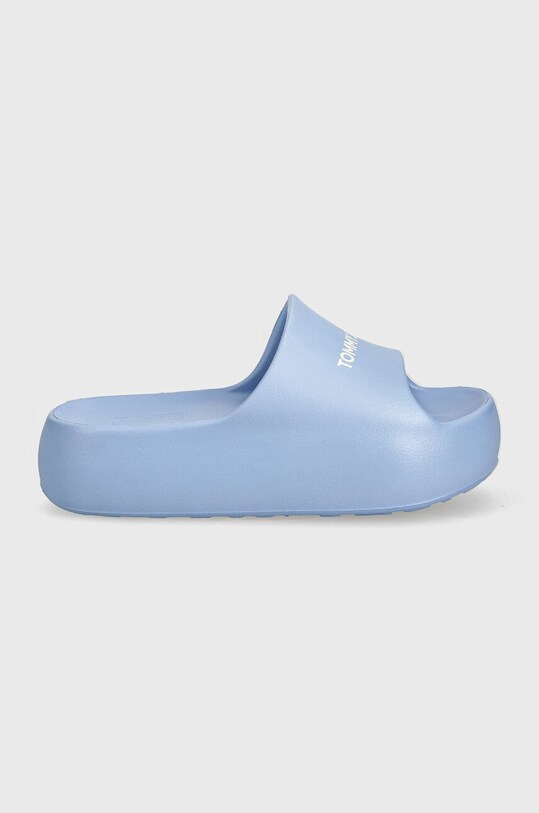 Tommy Jeans klapki TJW CHUNKY FLATFORM EN0EN02586 niebieski AW24