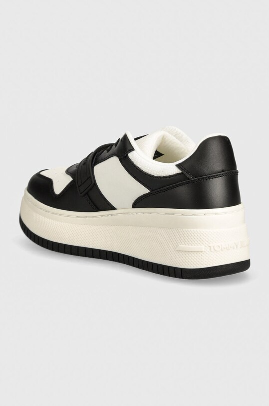 Взуття Кросівки Tommy Jeans TJW RETRO BASKET FLATFORM VELCRO EN0EN02573 чорний