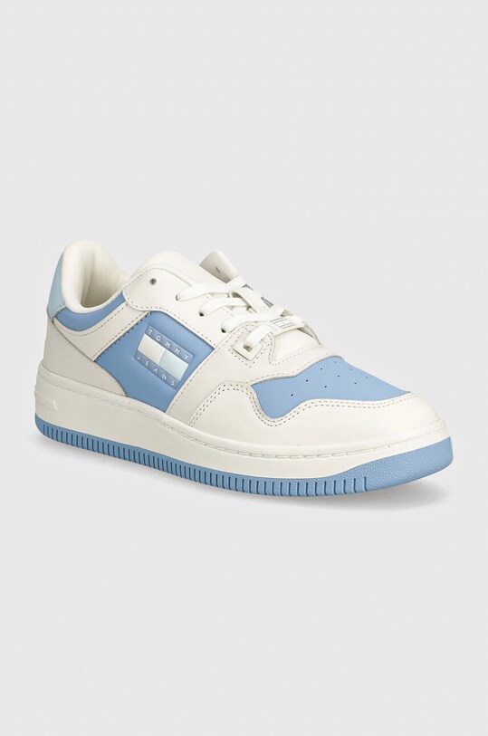 Tommy Jeans sneakers din piele TJW RETRO BASKET TONAL LOGO sintetic albastru EN0EN02571