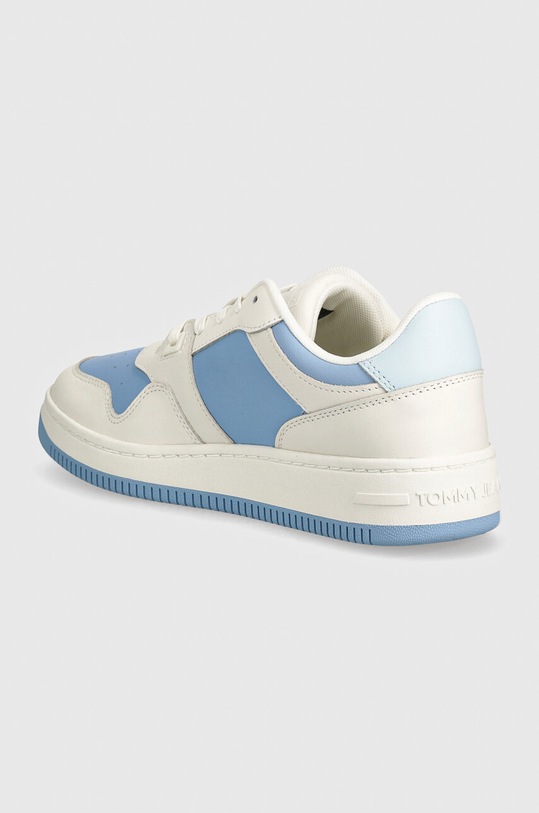 Scarpe Tommy Jeans sneakers in pelle TJW RETRO BASKET TONAL LOGO EN0EN02571 blu