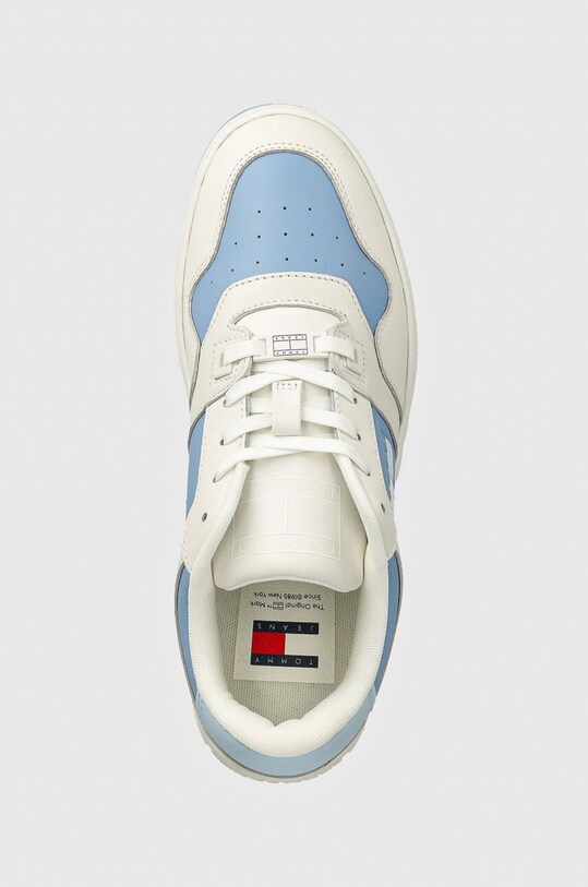 Tommy Jeans sneakers din piele TJW RETRO BASKET TONAL LOGO albastru EN0EN02571