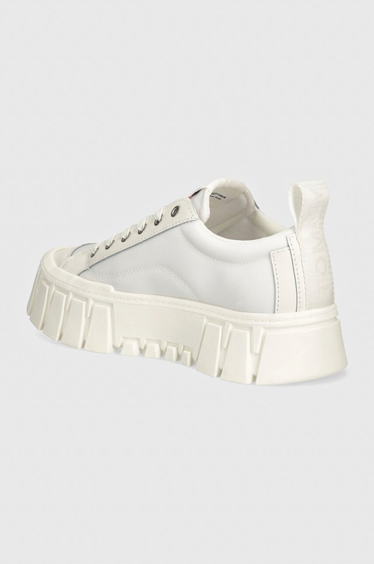 Boty Tenisky Tommy Jeans TJW VULC FLATFORM LC MIX MEDIA EN0EN02569 bílá
