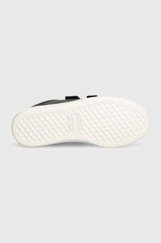 Шкіряні кросівки Tommy Jeans TJW CUPSOLE SNEAKER VELCRO EN0EN02568 чорний