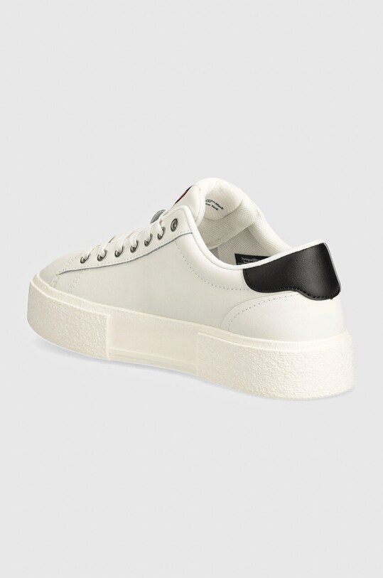 Взуття Шкіряні кросівки Tommy Jeans TJW FOXING FLATFORM EN0EN02567 білий
