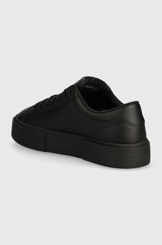 Încălțăminte Tommy Jeans sneakers din piele TJW FOXING FLATFORM EN0EN02567 negru
