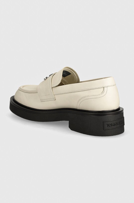 Obuv Kožené mokasíny Tommy Jeans TJW FLAT LOAFER EN0EN02557 béžová