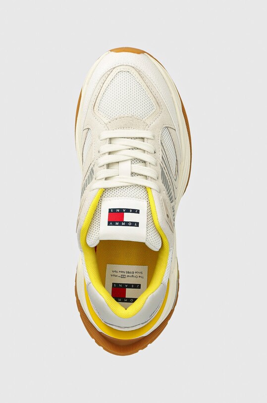Кросівки Tommy Jeans TJW TRENDY RETRO RUNNER бежевий EN0EN02550