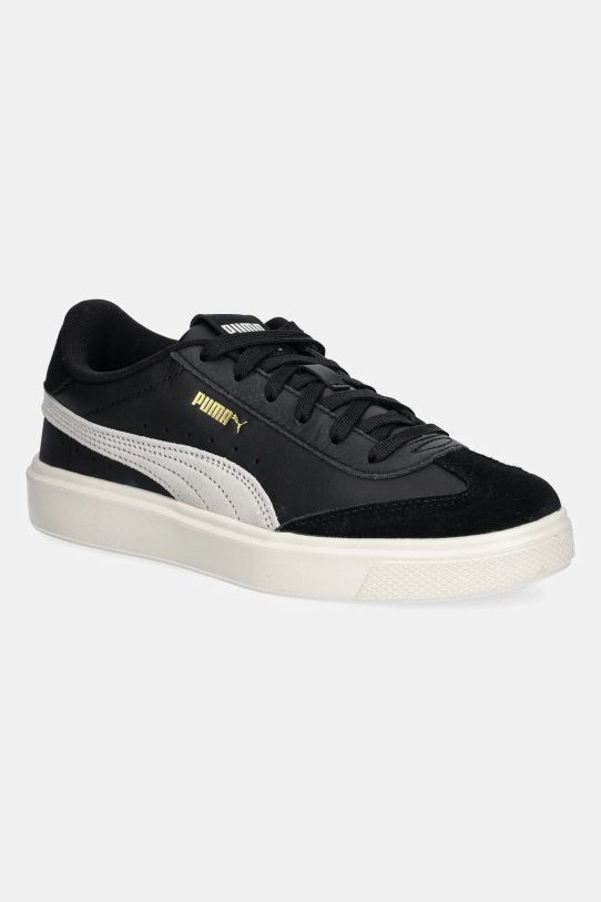 Кожаные кроссовки Puma Lajla T-toe кожа чёрный 397734