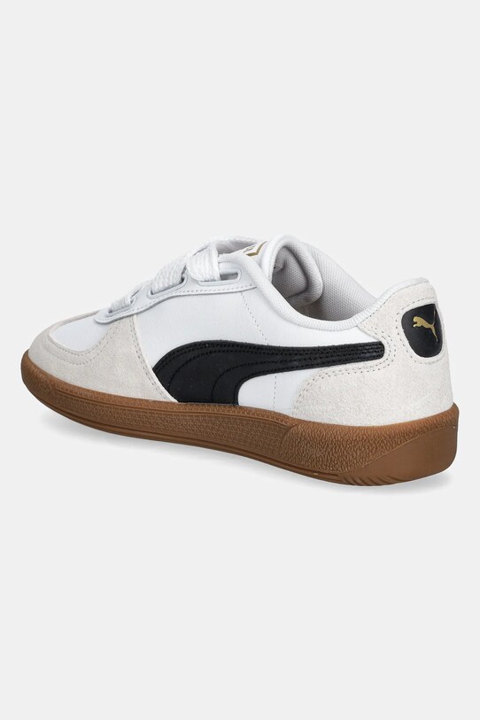 Shoes Puma leather sneakers Palermo Wide Lace SD 402109 white