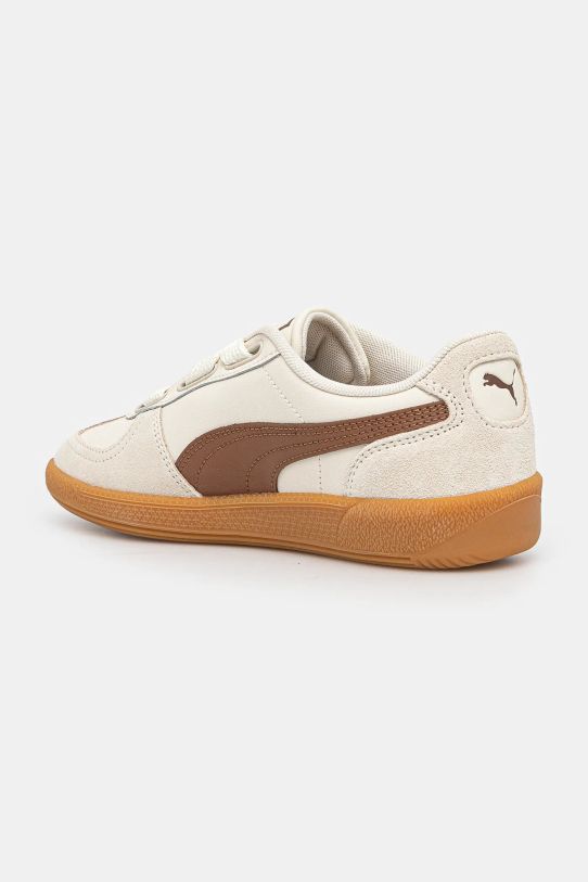 Παπούτσια Δερμάτινα αθλητικά παπούτσια Puma Palermo Wide Lace SD 402109 μπεζ