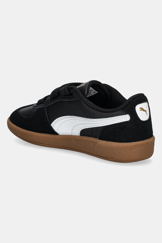 Shoes Puma leather sneakers Palermo Wide Lace SD 402109 black