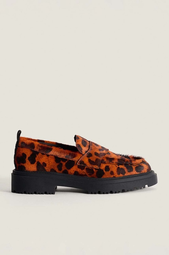Δερμάτινα μοκασίνια Hoff LEOPARD NARANJA φλατ πορτοκαλί 22428001