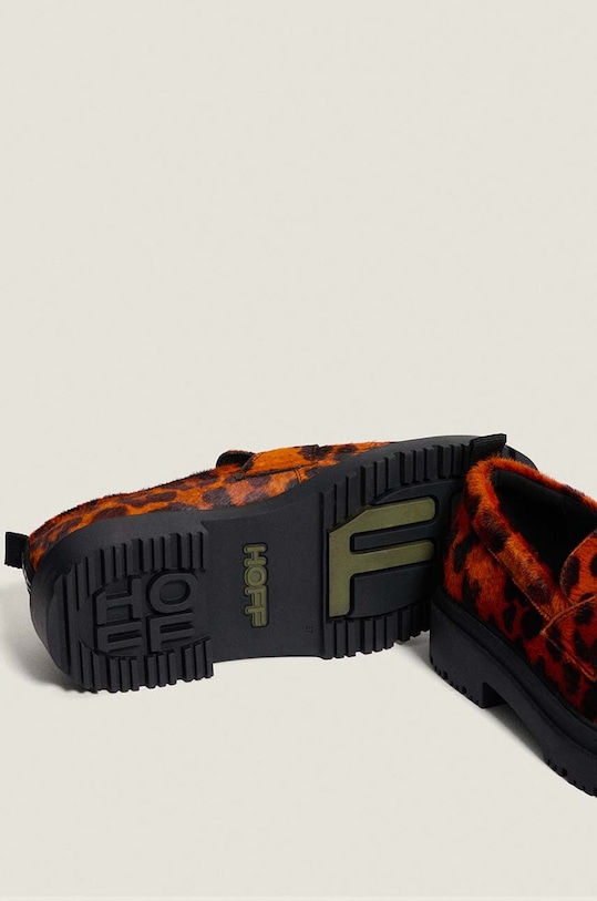 Δερμάτινα μοκασίνια Hoff LEOPARD NARANJA 22428001 πορτοκαλί
