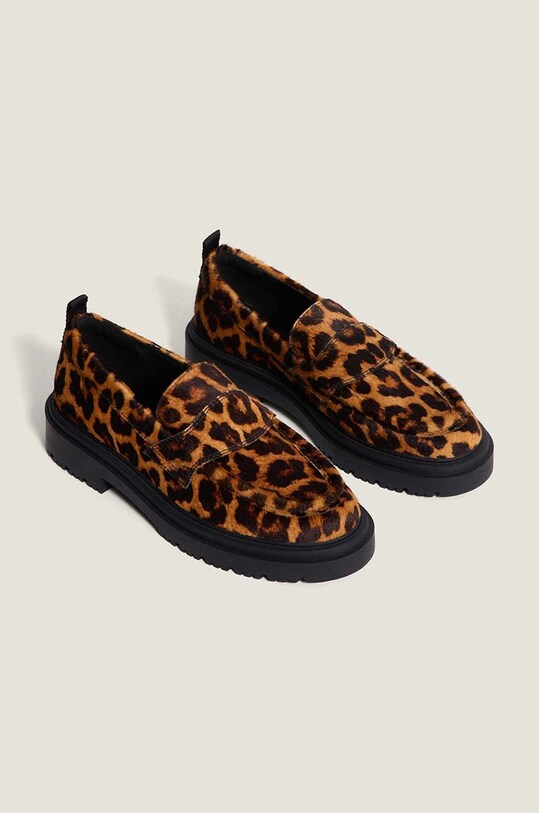 Кожаные мокасины Hoff LEOPARD MARRON 22428004 коричневый AW24