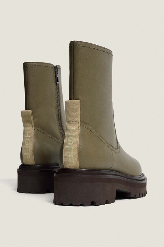 Взуття Шкіряні черевики Hoff OFFICE MILITARE 22431002 зелений