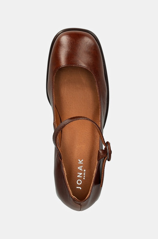 Kožené lodičky Jonak BOUBOU hnědá 3100177