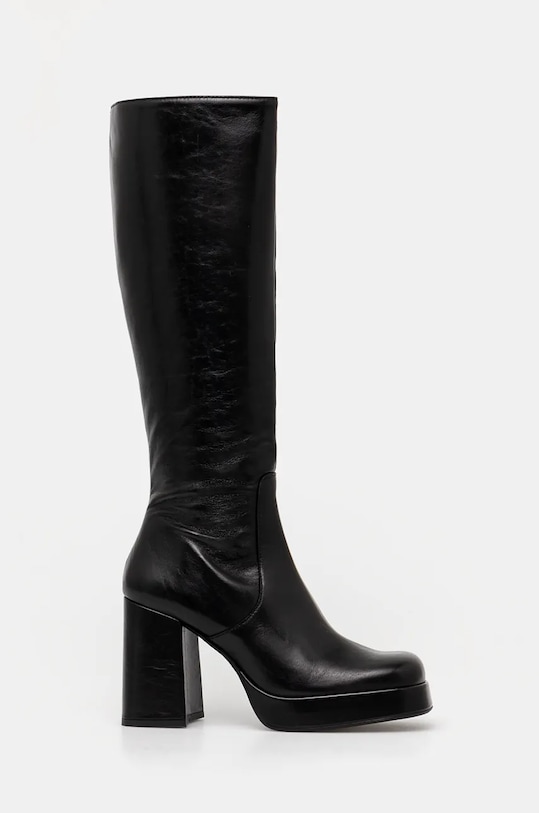 Jonak ghete de piele BRYAN 3500038 negru AW24