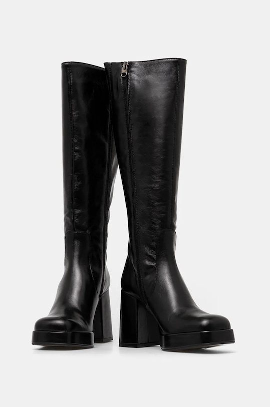 Încălțăminte Jonak ghete de piele BRYAN 3500038 negru