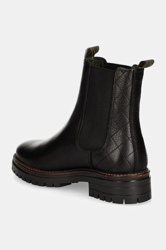 Încălțăminte Barbour ghete chelsea de piele Evie LFO0575BK52 negru