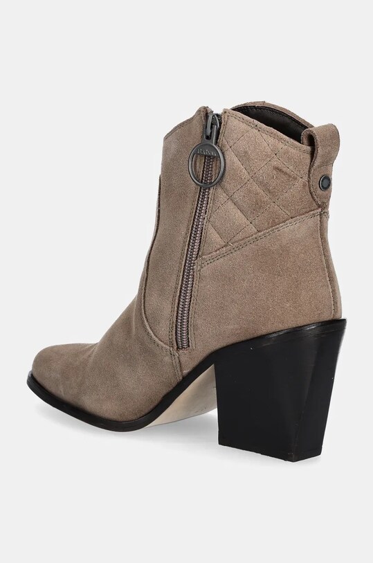Încălțăminte Barbour cizme din piele intoarsa Rhonda LFO0731BE32 bej