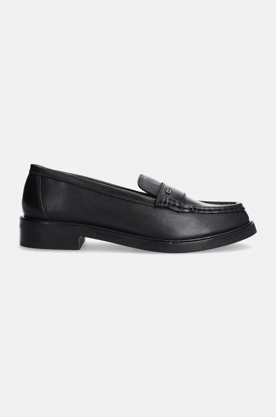 Kožne mokasinke Barbour Francis LFO0742BK31 crna AW24