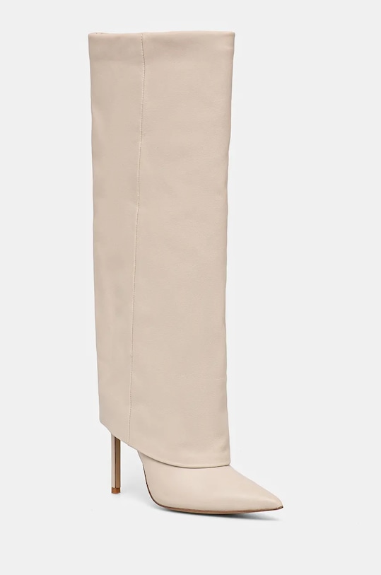 Aldo ghete de piele LIVY peste 8 cm bej 13767133.LIVY