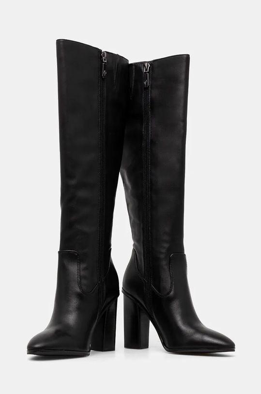 Boty Kožené kozačky Aldo GLAJAR 13805911.GLAJAR černá