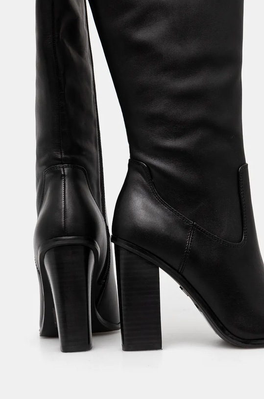 Kožené kozačky Aldo GLAJAR černá 13805911.GLAJAR