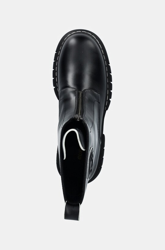 Δερμάτινες μπότες Guess ANNIA μαύρο FLFANN.LEA10.BLACK