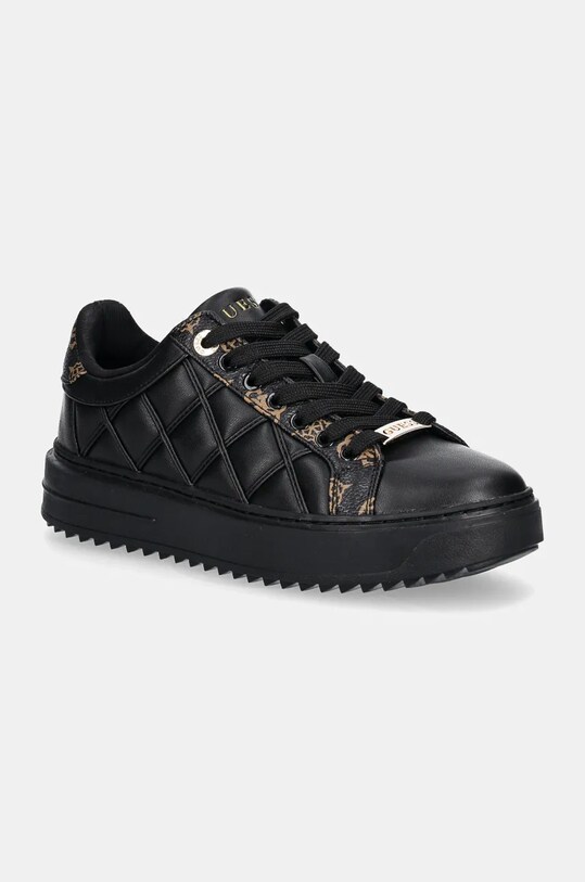 Guess sneakersy DATTICE płaska czarny FLFDAT.FAL12.BLKBR