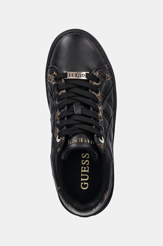 Guess sneakersy DATTICE czarny FLFDAT.FAL12.BLKBR
