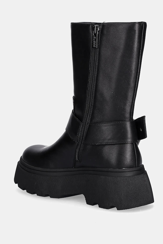 Взуття Шкіряні черевики Guess NURIA FLFNUR.LEA10.BLACK чорний
