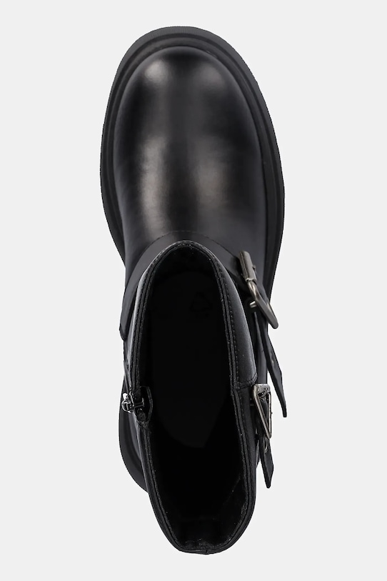 Шкіряні черевики Guess NURIA чорний FLFNUR.LEA10.BLACK