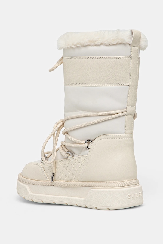 Obuwie Guess śniegowce UNDELO FLFUEL.ELE11.IVORY beżowy