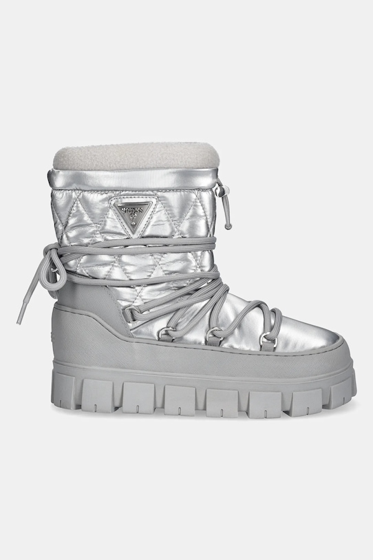 Čizme za snijeg Guess UNIQUES FLFUNI.LEL10.SILVE srebrna AW24