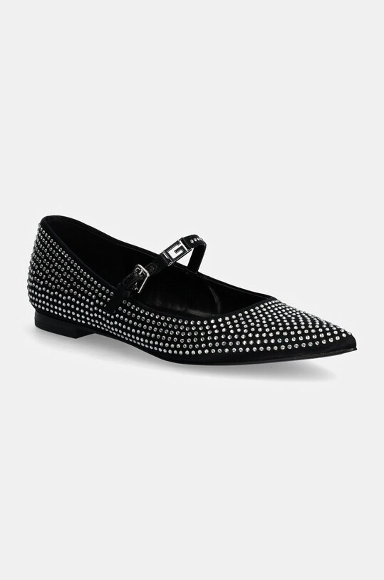 Baleríny Guess DANNELY čierna FLFDNN.SAT08.BLACK