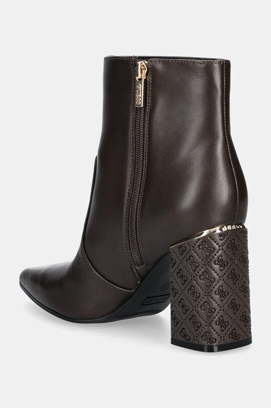Обувь Кожаные полусапожки Guess FRENKIE FLFFRE.LEA10.BROWN коричневый